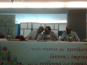 Da sinistra Carlo Mitra e Antonio Borea