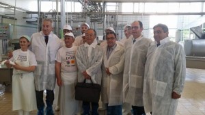 visita Vice Min Giapone in caseificio