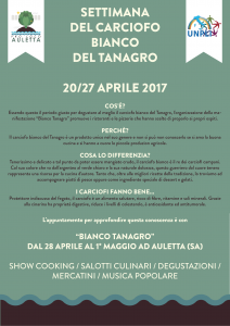 SETTIMANA CARCIOFO BIANCO