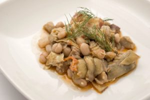ZUPPA DI FAGIOLI E CARCIOFO light