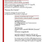 Borghi aperti a Cappella, per un fine settimana di musica e gastronomia