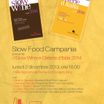 Il 2 dicembre straordinaria presentazione di Slow Wine e Osterie d’Italia a Villa Signorini