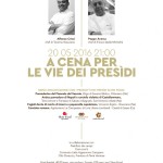 Cena per le “Vie dei Presìdi” a Taverna Vesuviana