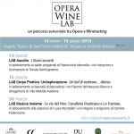 Al via i primi appuntamenti del progetto del Teatro San Carlo realizzato con l’Associazione Wine&Thecity